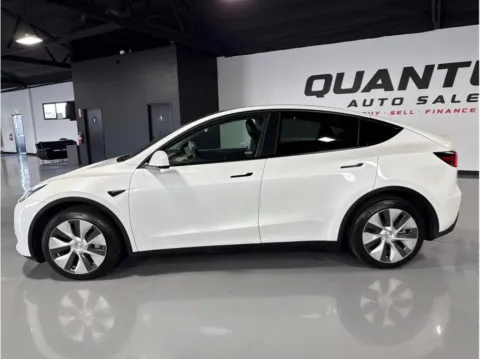 Photos of 2021 Tesla Model Y Long Range Sport Utility 4D for sale in Garden Grove, CA at Quantum Auto Sales - Garden Grove
