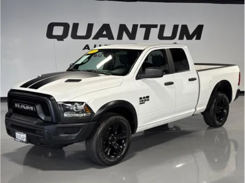 White 2022 Ram 1500 Classic Quad Cab Warlock Pickup 4D 6 1/3 ft for sale in Garden Grove, CA