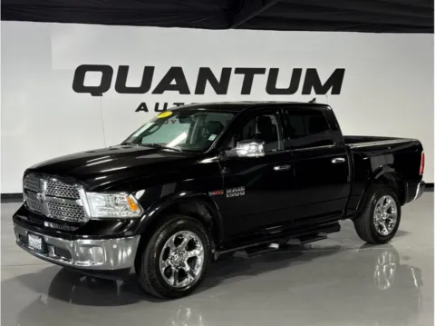 Black 2017 Ram 1500 Crew Cab Laramie Pickup 4D 5 1/2 ft for sale in Garden Grove, CA