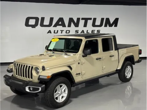 Silver 2022 Jeep Gladiator Sport S Pickup 4D 5 ft for sale in Garden Grove, CA