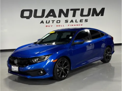 Blue 2020 Honda Civic Sport Sedan 4D for sale in Garden Grove, CA