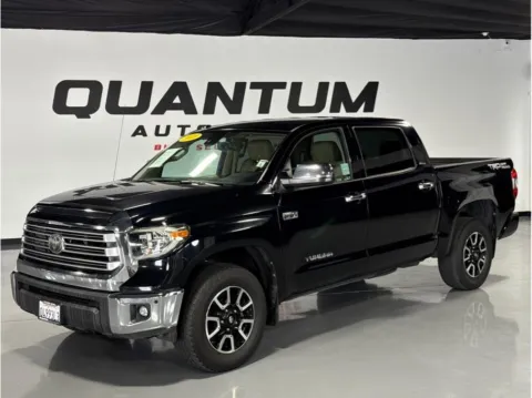 Black 2018 Toyota Tundra CrewMax Limited Pickup 4D 5 1/2 ft for sale in Garden Grove, CA
