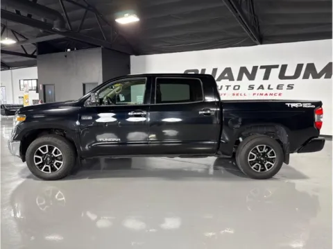 Photos of 2018 Toyota Tundra CrewMax Limited Pickup 4D 5 1/2 ft for sale in Garden Grove, CA at Quantum Auto Sales - Garden Grove