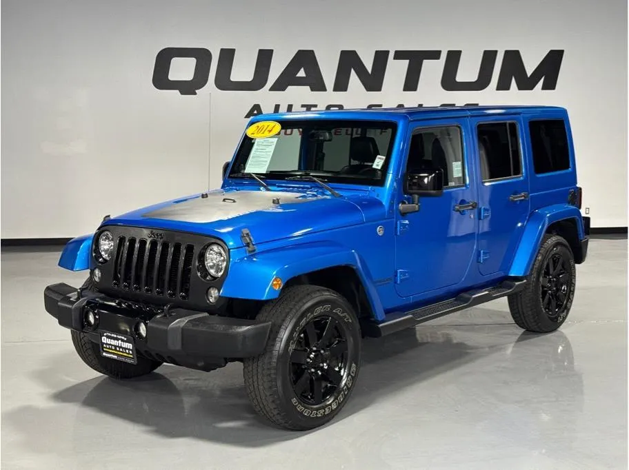 Blue 2014 Jeep Wrangler Unlimited Altitude Sport Utility 4D for sale in Santa Ana, CA