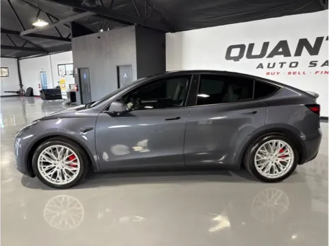 Photos of 2023 Tesla Model Y Long Range Sport Utility 4D for sale in Santa Ana, CA at Quantum Auto Sales - Santa Ana