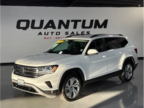 White 2021 Volkswagen Atlas SE w/Tech Pkg (2021.5) Sport Utility 4D for sale in Santa Ana, CA