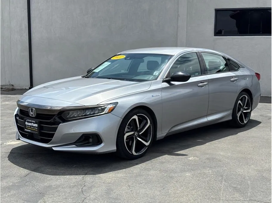 Silver 2022 Honda Accord Hybrid Sport Sedan 4D for sale in Santa Ana, CA
