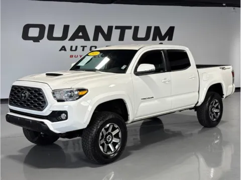 White 2021 Toyota Tacoma Double Cab TRD Sport Pickup 4D 5 ft for sale in Santa Ana, CA
