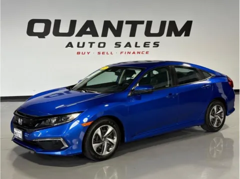Blue 2019 Honda Civic LX Sedan 4D for sale in Escondido, CA