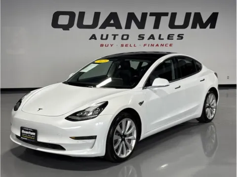 White 2018 Tesla Model 3 Long Range Sedan 4D for sale in Escondido, CA