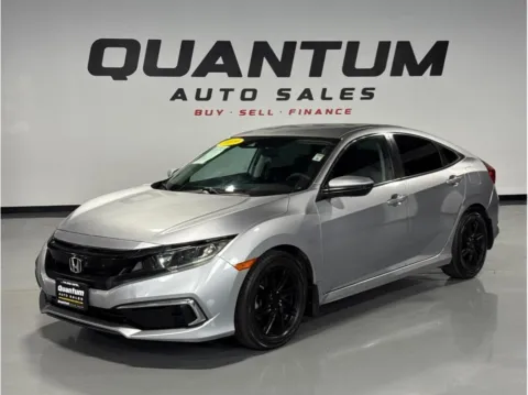 Silver 2019 Honda Civic LX Sedan 4D for sale in Escondido, CA