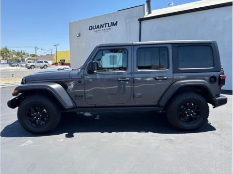 Photos of 2021 Jeep Wrangler Unlimited Willys Sport Utility 4D for sale in Escondido, CA at Quantum Auto Sales - Escondido