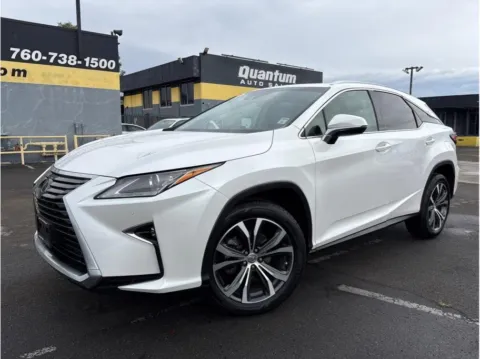 White 2017 Lexus RX 350 Sport Utility 4D for sale in Escondido, CA