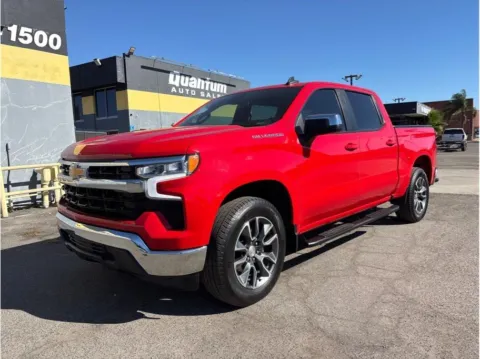 Red 2024 Chevrolet Silverado 1500 Crew Cab LT Pickup 4D 5 3/4 ft for sale in Escondido, CA