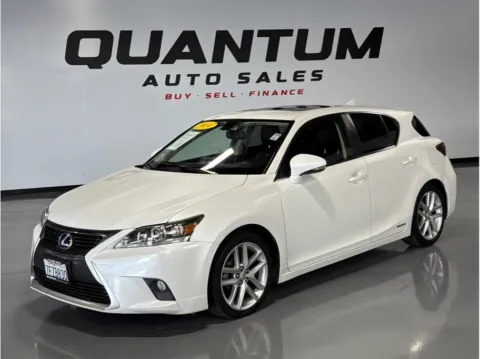 White 2014 Lexus CT 200h Hatchback 4D for sale in Escondido, CA