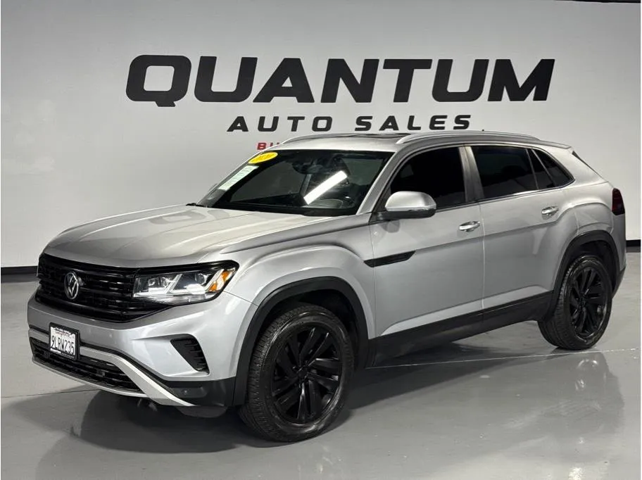 Silver 2020 Volkswagen Atlas Cross Sport SE w/Technology Sport Utility 4D for sale in Escondido, CA