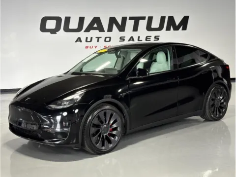 Black 2022 Tesla Model Y Performance Sport Utility 4D for sale in Escondido, CA