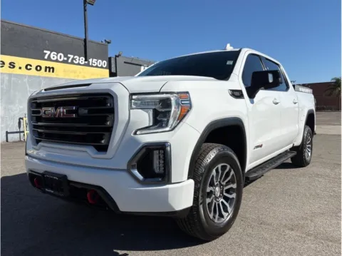 White 2021 GMC Sierra 1500 Crew Cab AT4 Pickup 4D 5 3/4 ft for sale in Escondido, CA