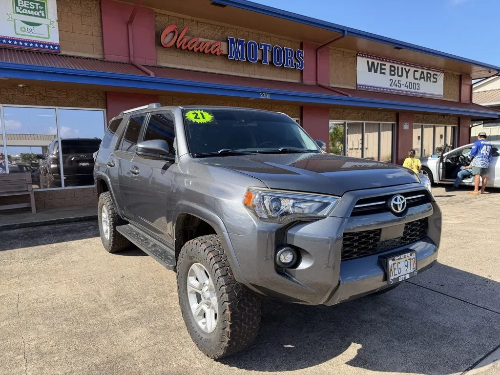 Gray 2021 Toyota 4Runner SR5 for sale in Lihue, HI