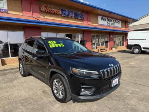 Black 2019 Jeep Cherokee Latitude Plus for sale in Lihue, HI