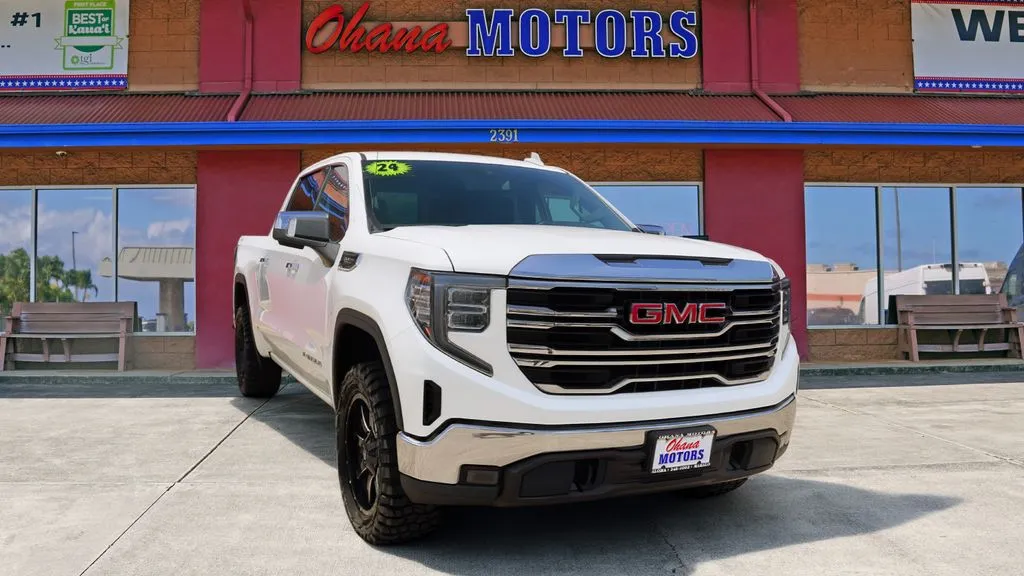 White 2024 GMC Sierra 1500 SLT for sale in Lihue, HI
