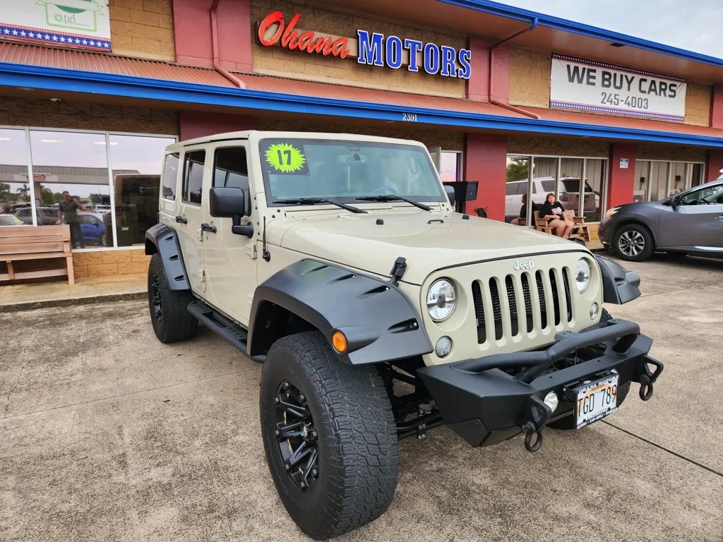 2017 Jeep Wrangler Unlimited Sport for sale in Lihue, HI