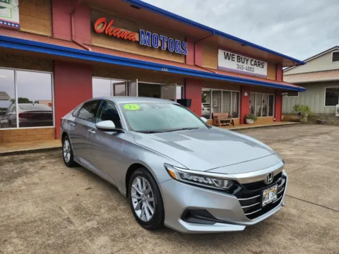 Silver 2021 Honda Accord LX for sale in Lihue, HI