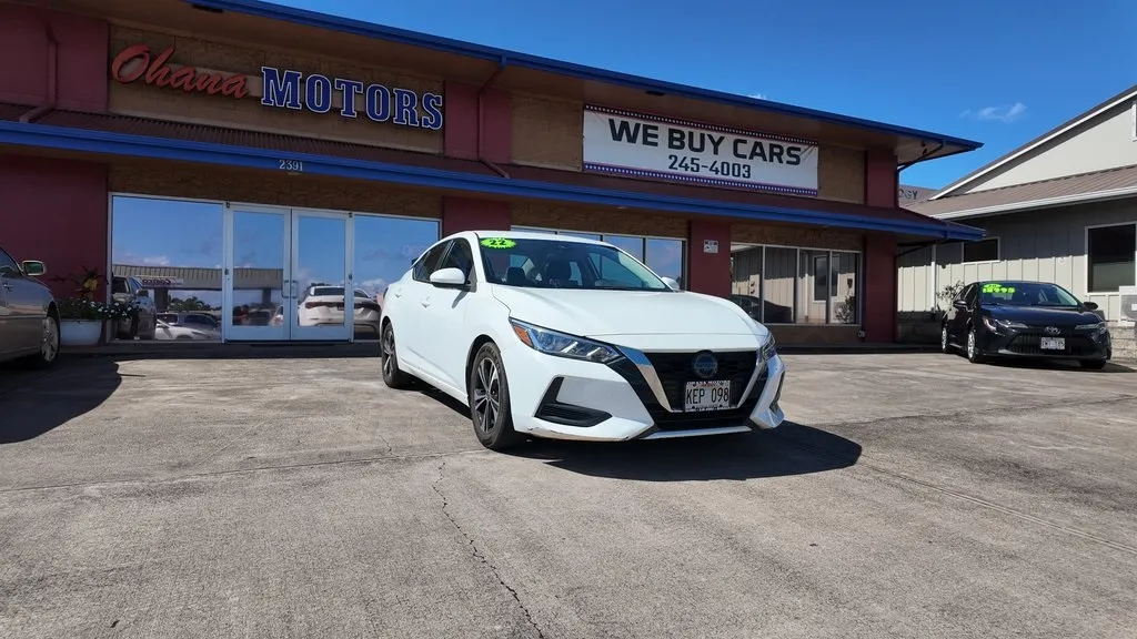 White 2022 Nissan Sentra SV for sale in Lihue, HI