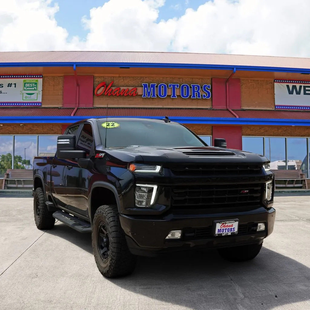 Black 2022 Chevrolet Silverado 2500HD LTZ for sale in Lihue, HI