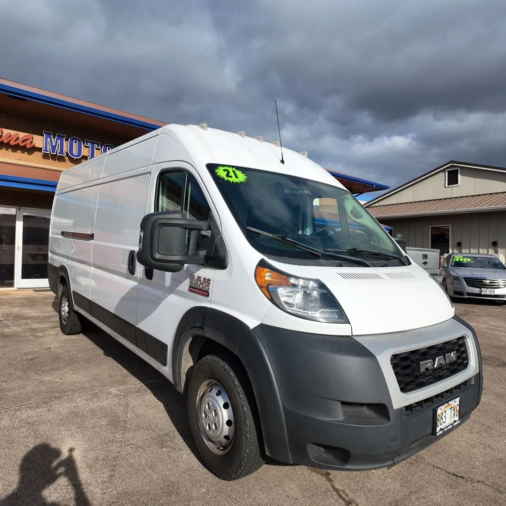 White 2021 Ram ProMaster 3500 High Roof for sale in Lihue, HI