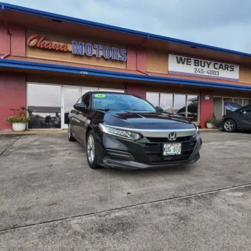 Black 2018 Honda Accord LX for sale in Lihue, HI