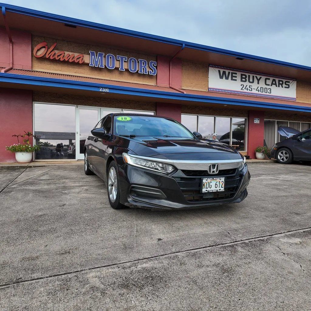 Black 2018 Honda Accord LX for sale in Lihue, HI