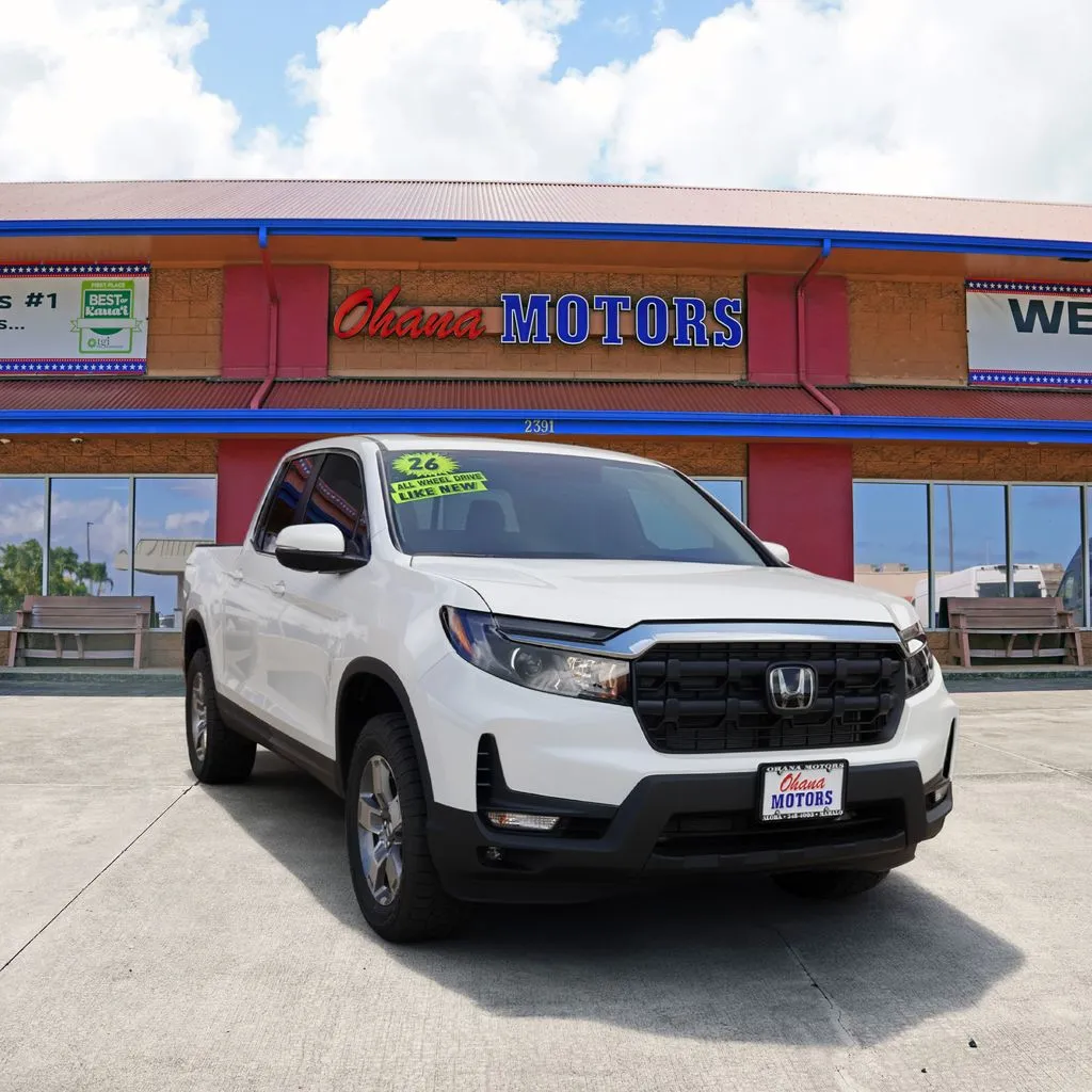 White 2026 Honda Ridgeline RTL for sale in Lihue, HI