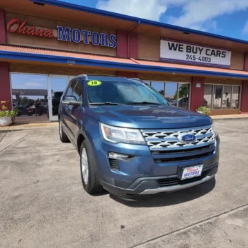 Blue 2018 Ford Explorer XLT for sale in Lihue, HI