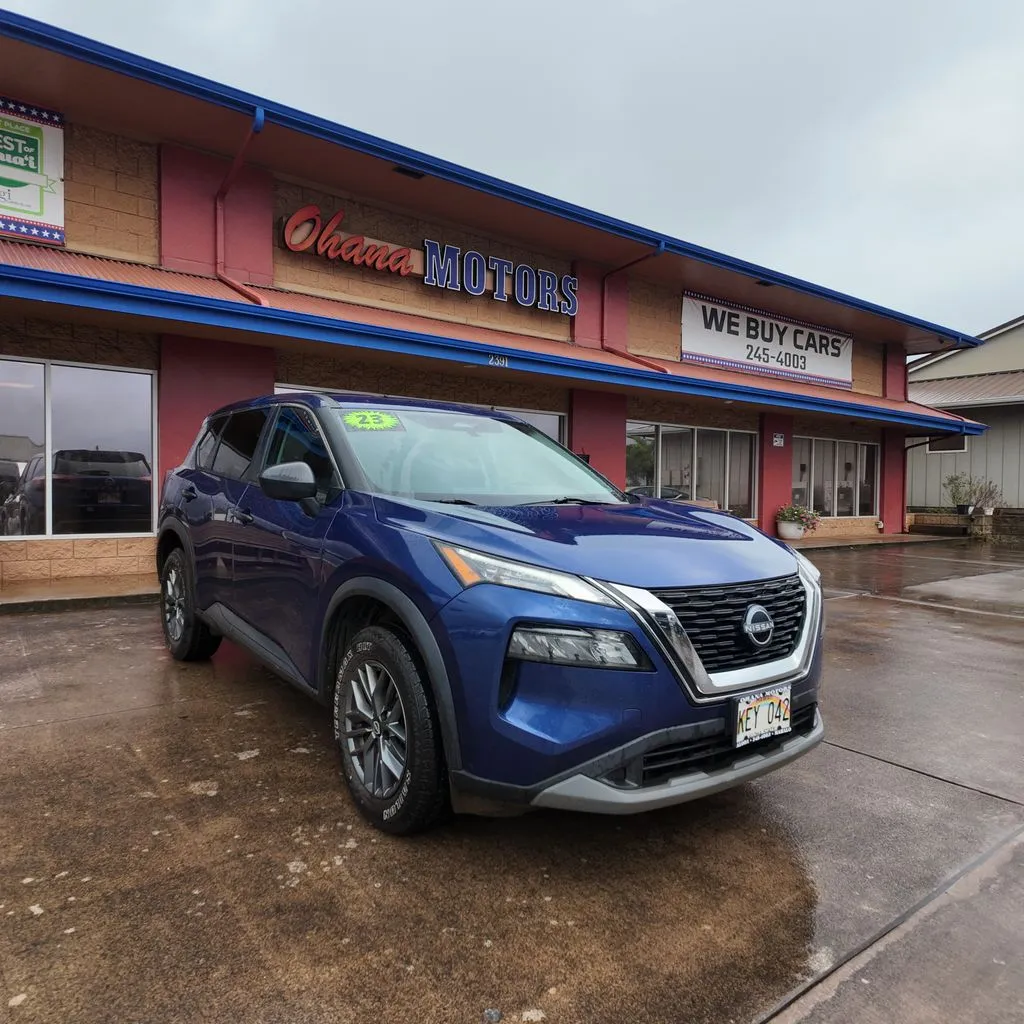 Blue 2023 Nissan Rogue S for sale in Lihue, HI
