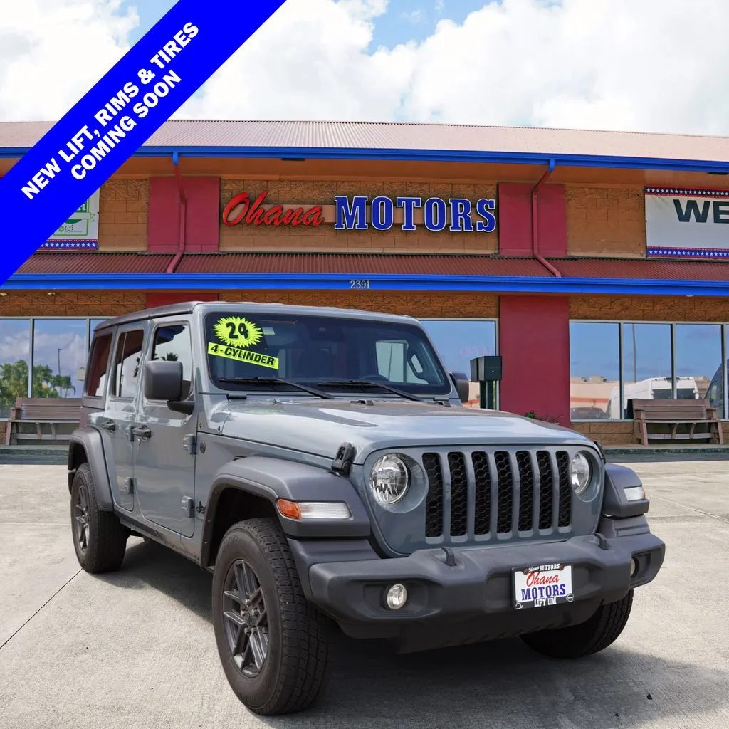 Gray 2024 Jeep Wrangler Sport S for sale in Lihue, HI