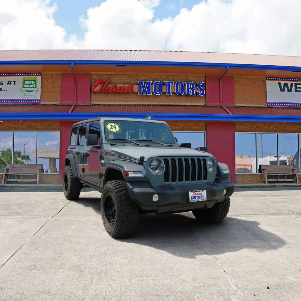 Gray 2024 Jeep Wrangler Sport S for sale in Lihue, HI