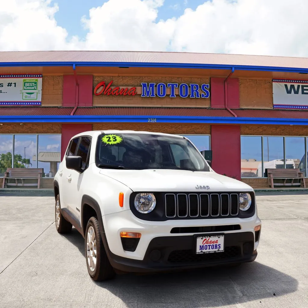 White 2023 Jeep Renegade Latitude for sale in Lihue, HI