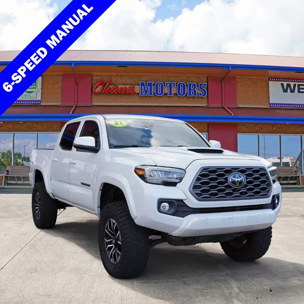 White 2021 Toyota Tacoma TRD Sport for sale in Lihue, HI
