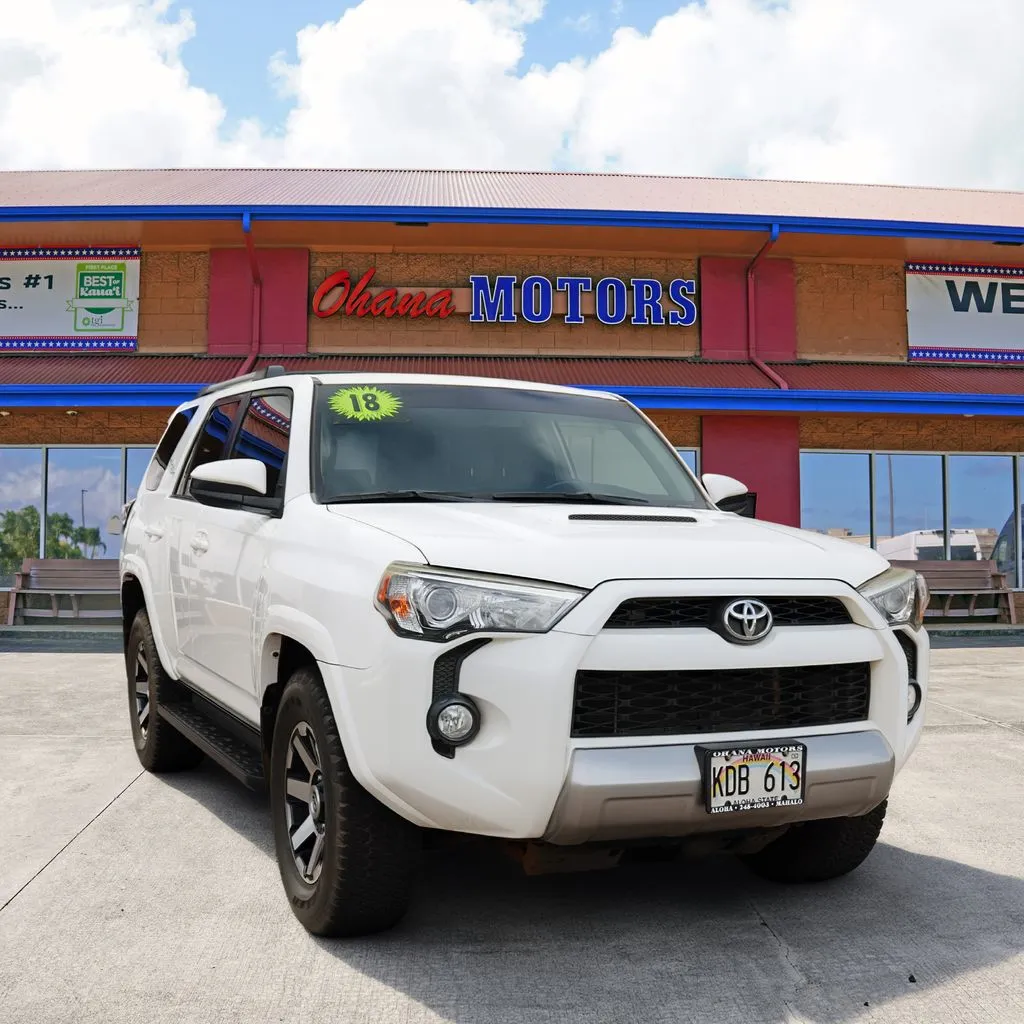 White 2018 Toyota 4Runner TRD Off-Road for sale in Lihue, HI