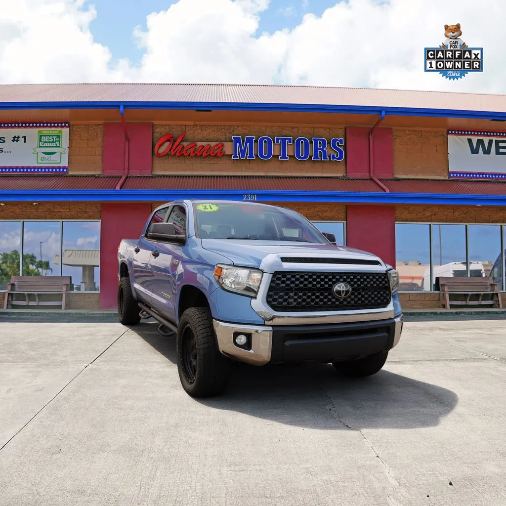 Blue 2021 Toyota Tundra SR5 for sale in Lihue, HI