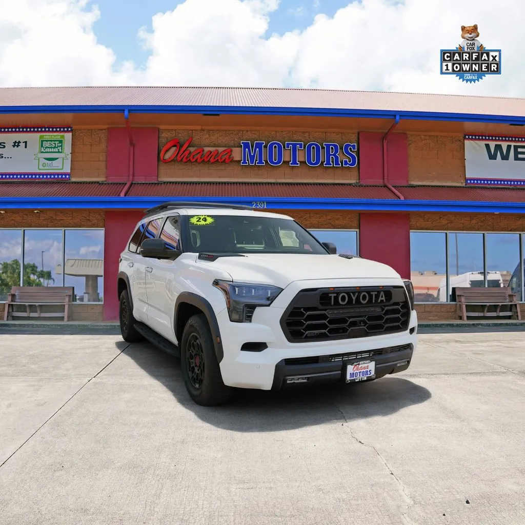 White 2024 Toyota Sequoia TRD Pro for sale in Lihue, HI
