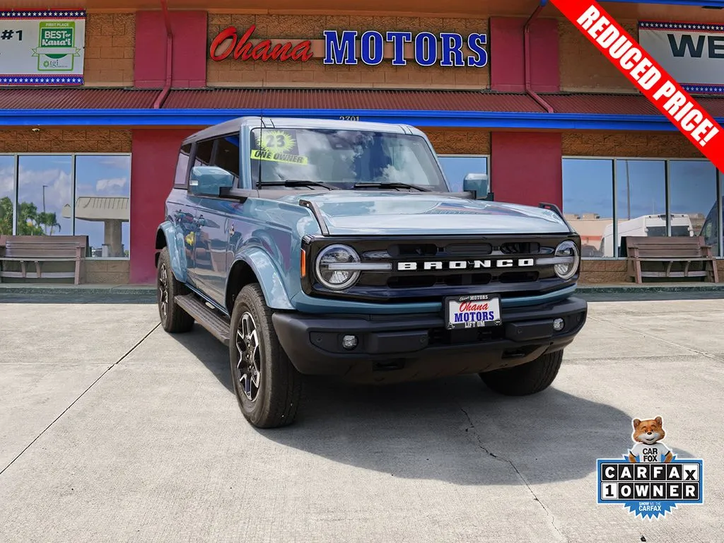 Blue 2023 Ford Bronco Outer Banks for sale in Lihue, HI