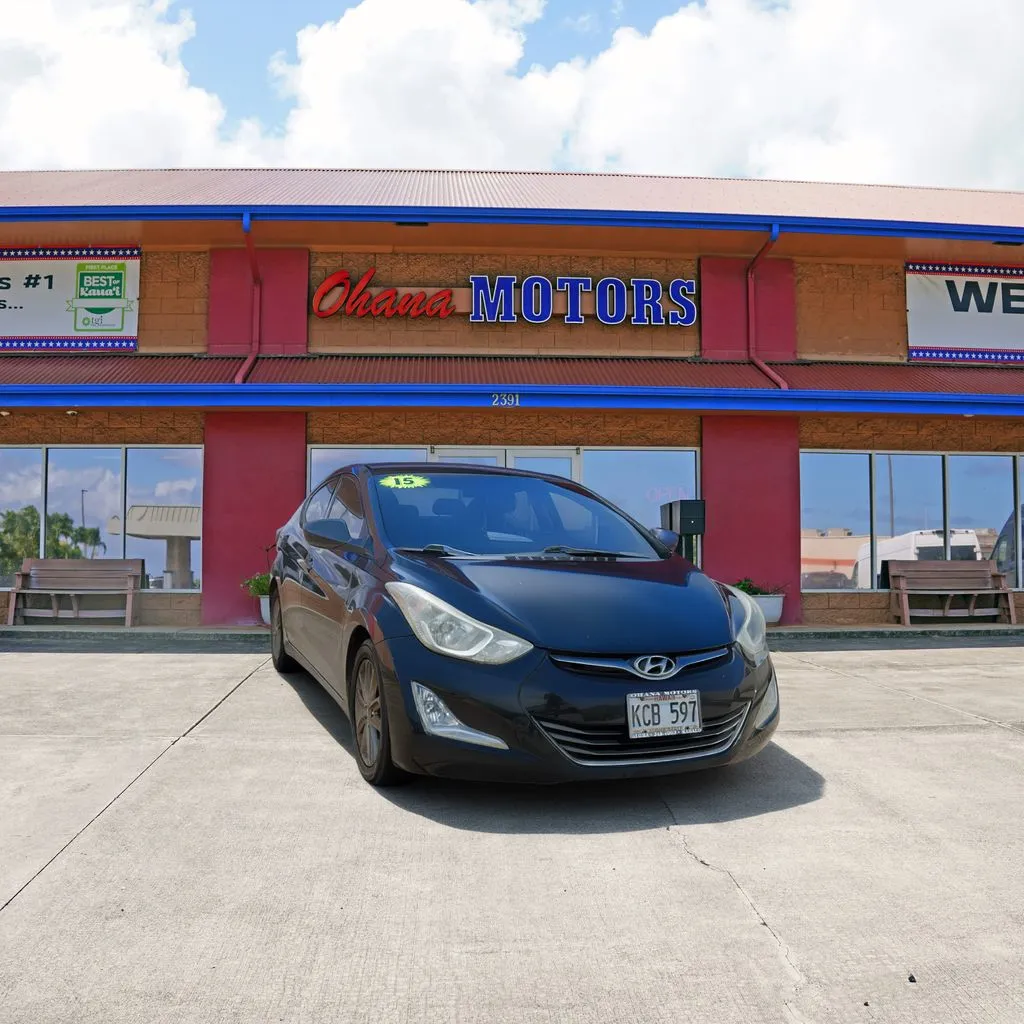 Black 2015 Hyundai Elantra SE for sale in Lihue, HI
