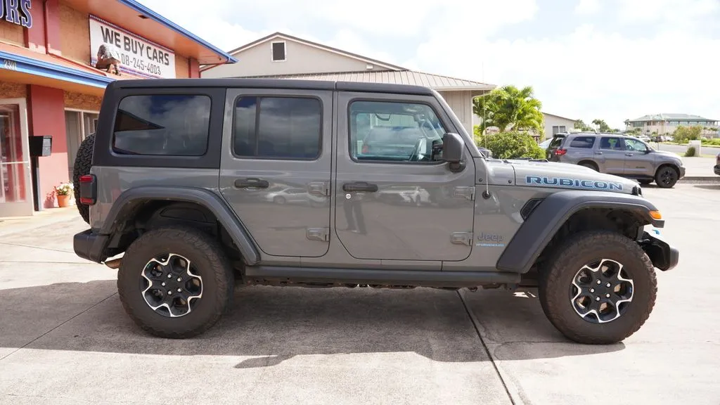 Another view of 2023 Jeep Wrangler Rubicon 4xe for sale in Lihue, HI at Ohana Motors