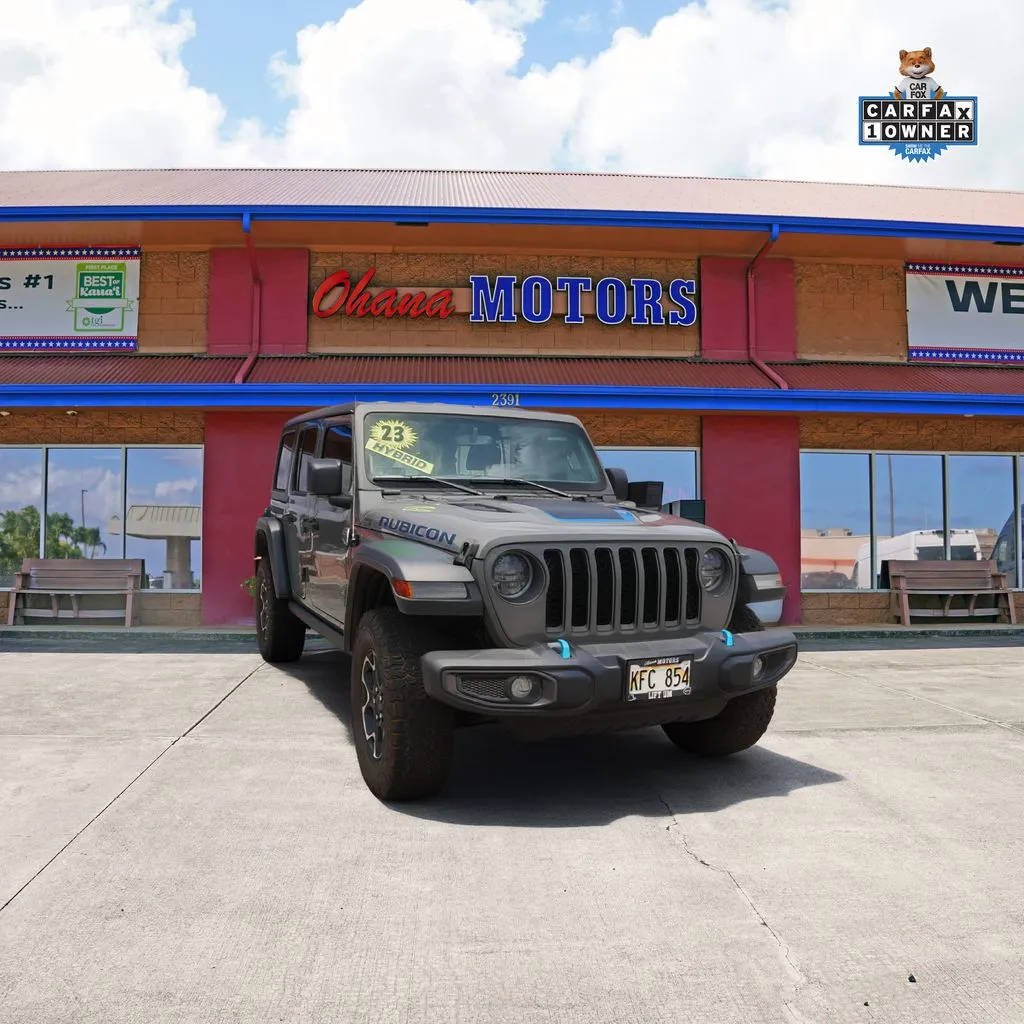 Gray 2023 Jeep Wrangler Rubicon 4xe for sale in Lihue, HI