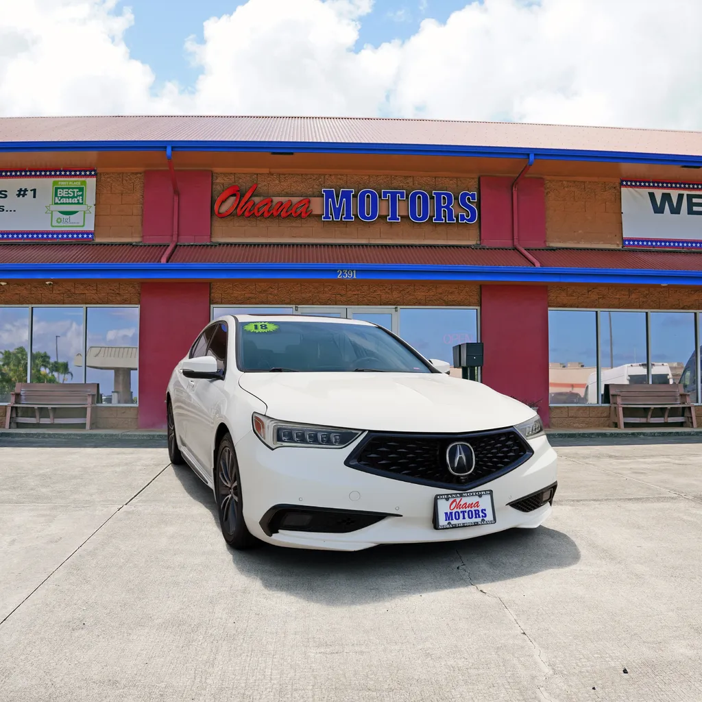 White 2018 Acura TLX 3.5L V6 for sale in Lihue, HI