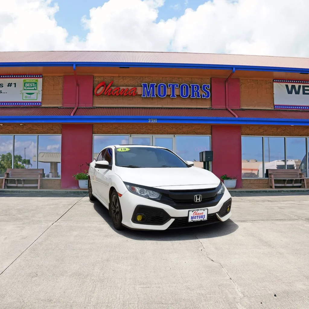 White 2018 Honda Civic EX for sale in Lihue, HI
