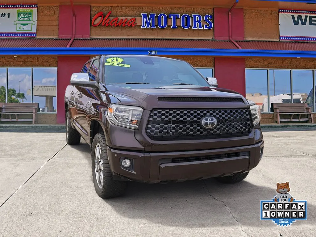 Brown 2021 Toyota Tundra Platinum for sale in Lihue, HI