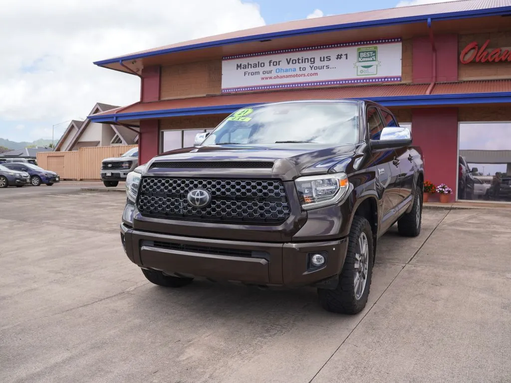 More photos of 2021 Toyota Tundra Platinum at Ohana Motors, HI